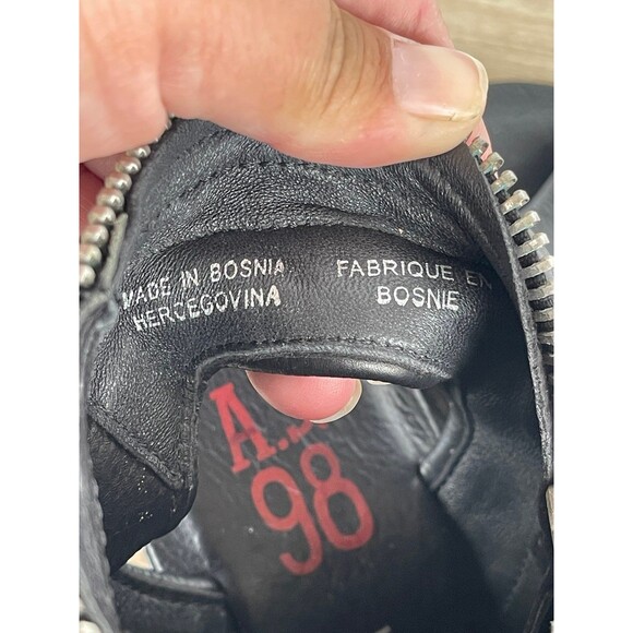 A.S.98 SANDALS NAYLOR WEDGES LEATHER SIZE 39/8.5 - Picture 10 of 12